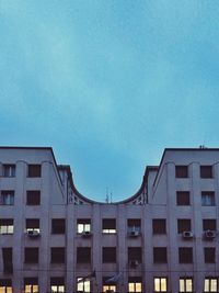 Low angle view of buildings against sky