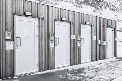 High angle view of building