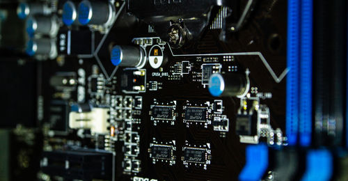 Full frame shot of circuit board