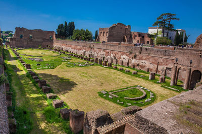 Old ruins against sky