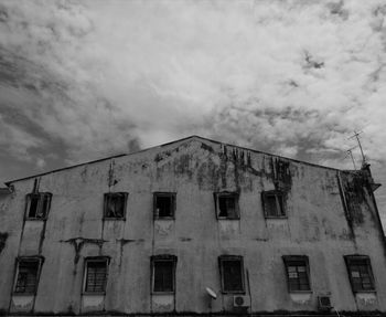 Low angle view of building against sky