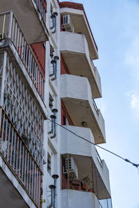 Low angle view of building against sky