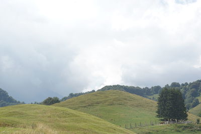 Scenic view of landscape against sky