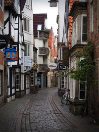 Street amidst buildings in city