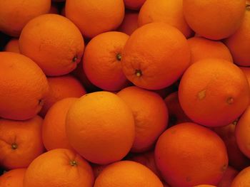 Full frame shot of oranges