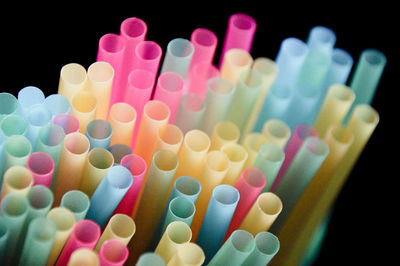 Close-up of multi colored pencils