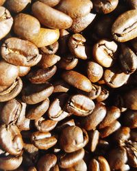 Full frame shot of coffee beans