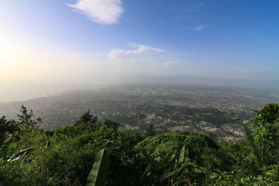 Aerial view of cityscape