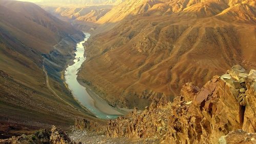 Scenic view of mountains