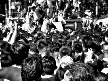 Crowd at music concert