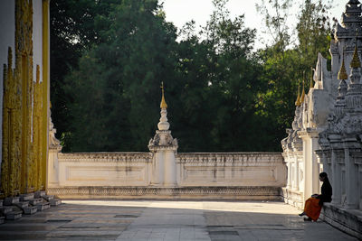 Statue of historic building