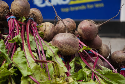 Close-up of vegetables for sale