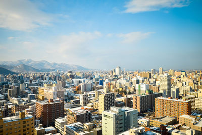 Cityscape against sky