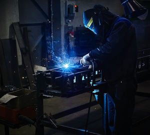 Man working in factory