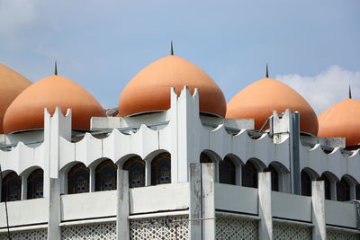 Panoramic view of white building against sky