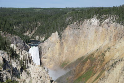 Panoramic view of landscape and mountains