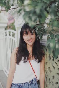 Portrait of a smiling young woman