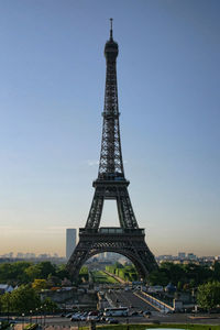 Tower against sky in city