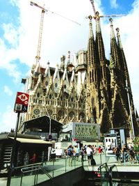 Low angle view of cathedral against sky