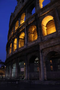 Low angle view of historical building