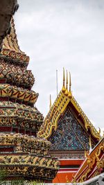 Low angle view of temple