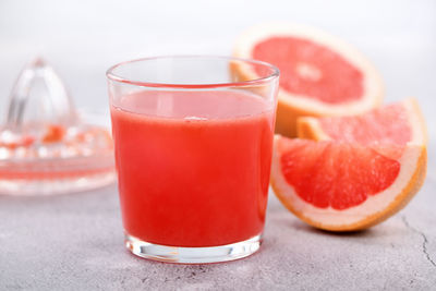 Close-up of drink on table