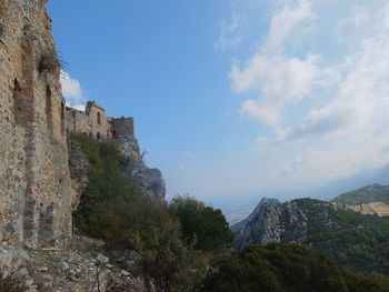 Scenic view of mountain against sky