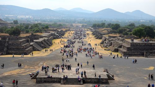 Teotihuacan, the ancient mesoamerican city in mexico city