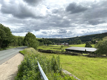 Landscape view, near the, huddersfield road, looking toward, delph,  oldham, uk