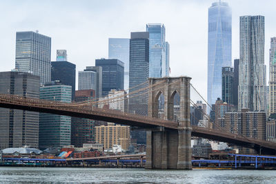 Modern buildings in city against sky