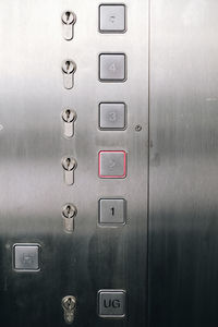 Close-up of computer keyboard