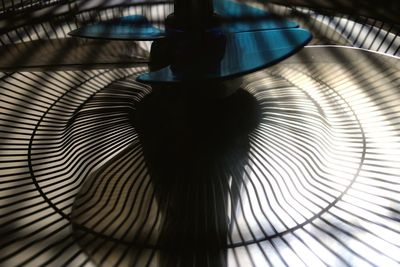 Close-up of abstract pattern on table