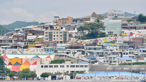 View of buildings in a town