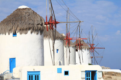 Low angle view of building against sky