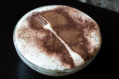 Close-up of coffee on table