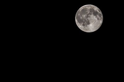 Scenic view of full moon at night