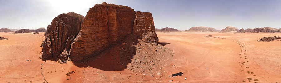 View of desert against sky