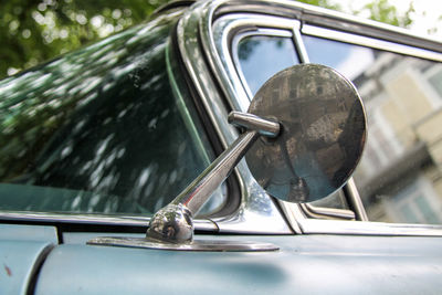 Close-up of vintage car