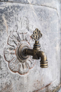 Close-up of door knocker