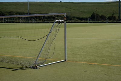 View of soccer field