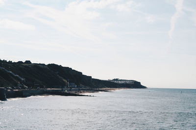 Scenic view of calm sea