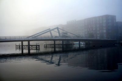 River in foggy weather