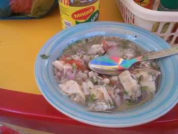 Close-up of food in bowl