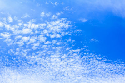 Low angle view of clouds in sky