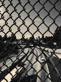 Full frame shot of chainlink fence