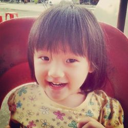 Portrait of cute boy