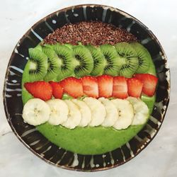 Close-up of food on table