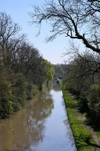 Scenic view of river against sky