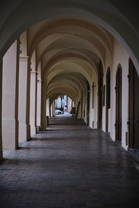 Corridor of historic building