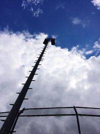 Low angle view of built structure against sky